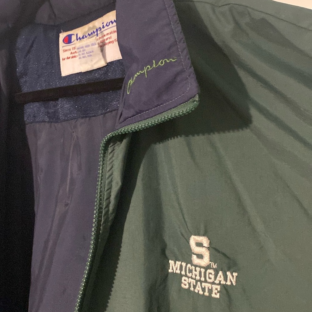 Vintage Champion Michigan State Parka